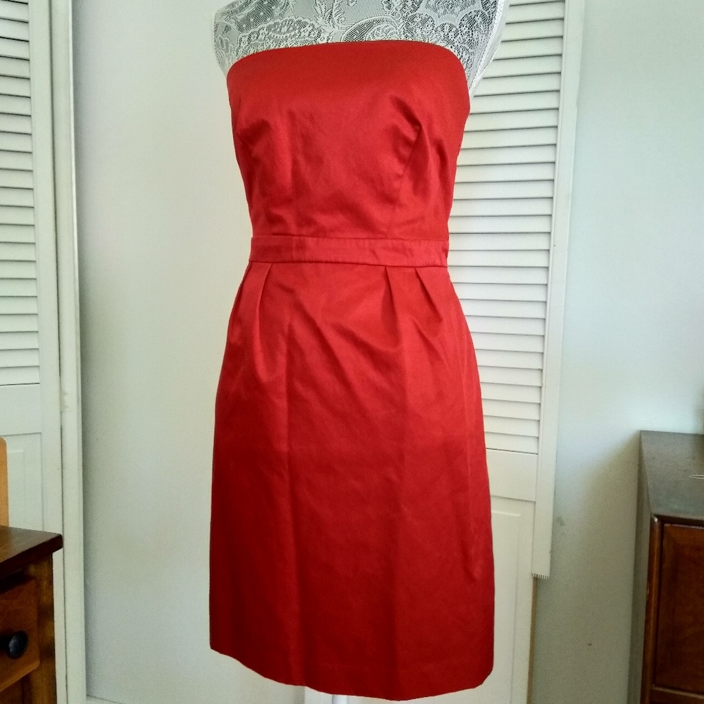 Vintage Short Strapless cocktail Dress Size 10